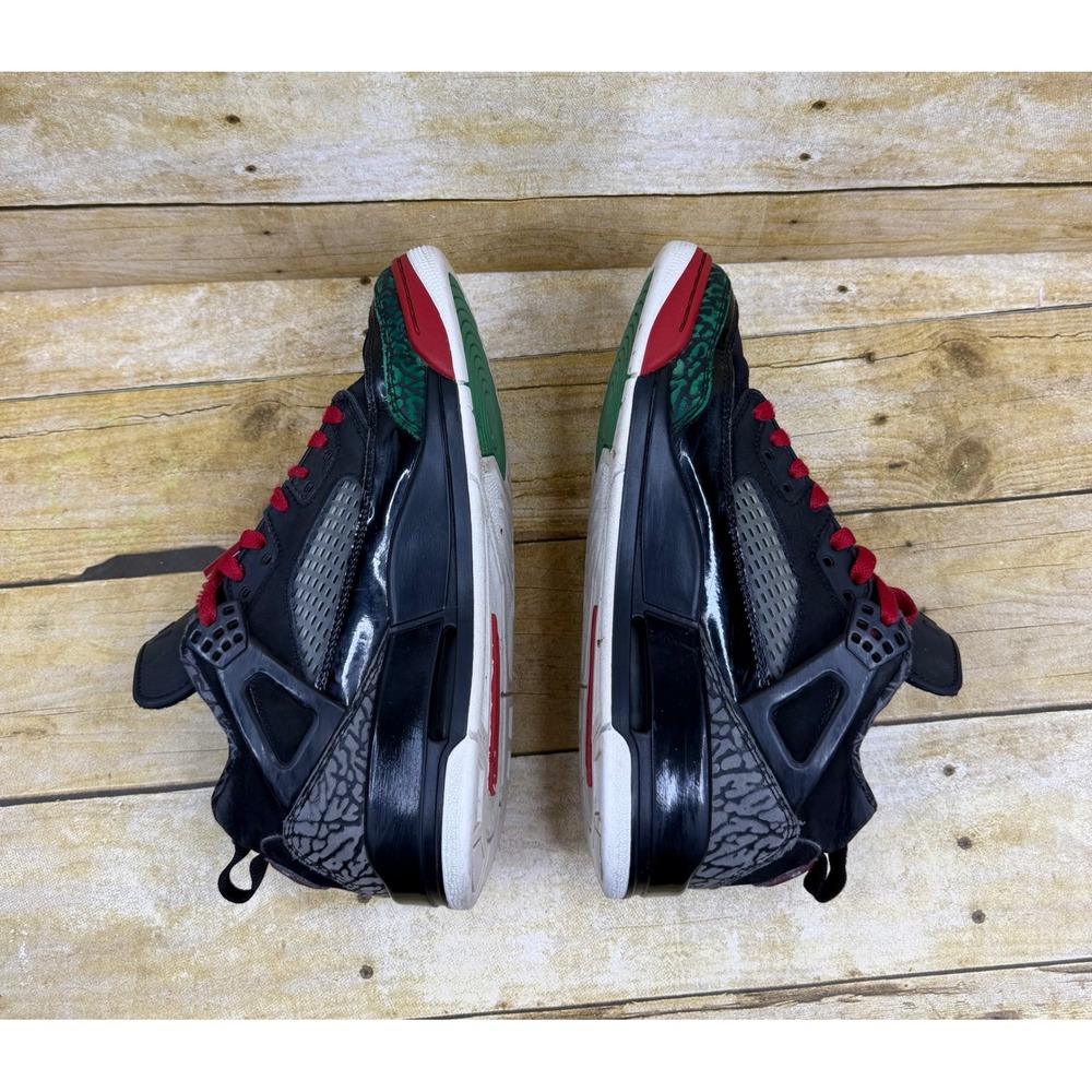 Jordan Spizike Black Pine Green Varsity Red Mens Size 8 FQ1759-060 Spike Lee - Picture 8 of 10